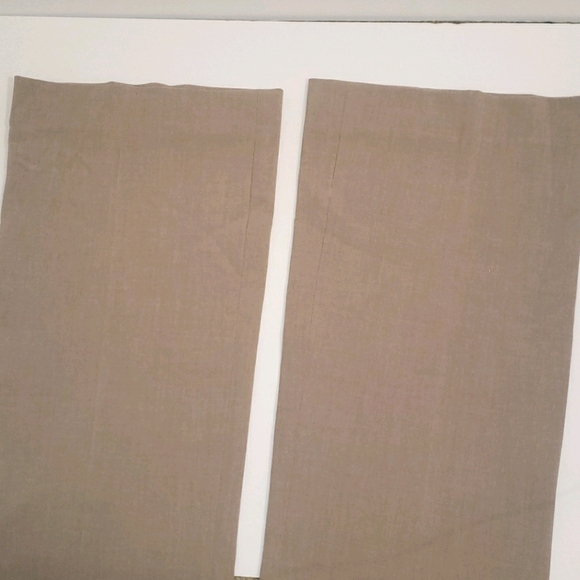 Tahari Wide Leg High Waisted Trousers Khaki Tan Hidden Closure Career Pants 10 - Picture 12 of 16